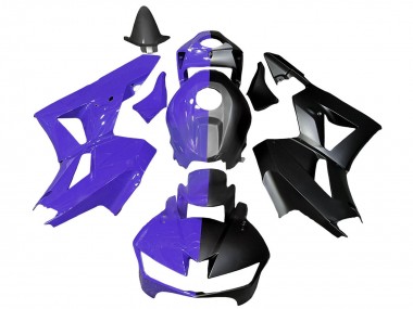 Custom 2013-2026 Honda CBR600RR Motorcycle Fairings - Purple Matte Black Split UK