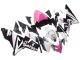 2004-2005 Kawasaki ZX10R Motorcycle Fairings - Black Pink White Playboy Motul UK