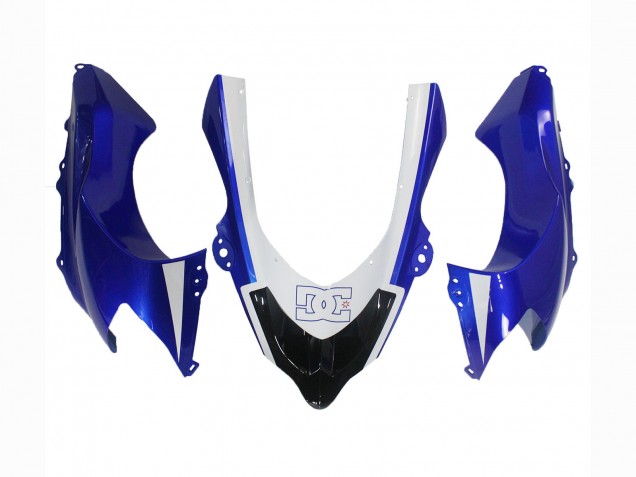 2004-2005 Kawasaki ZX10R Motorcycle Fairing - Black White UK