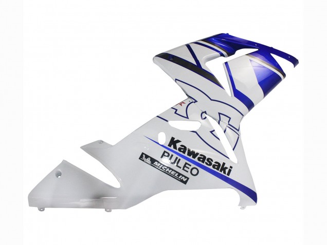 2004-2005 Kawasaki ZX10R Motorcycle Fairing - Black White UK