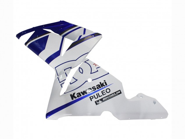 2004-2005 Kawasaki ZX10R Motorcycle Fairing - Black White UK