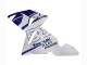 2004-2005 Kawasaki ZX10R Motorcycle Fairing - Black White UK