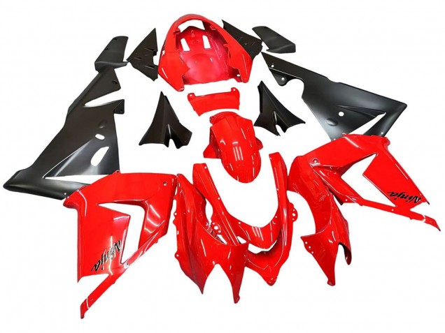 2004-2005 Kawasaki ZX10R Motorcycle Fairings - Red Black Ninja UK