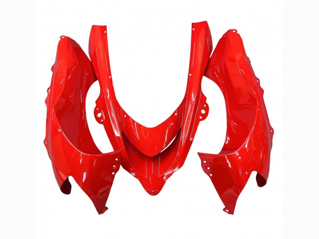 2004-2005 Kawasaki ZX10R Motorcycle Fairings - Red Black Ninja UK