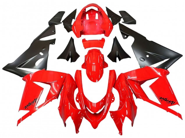 2004-2005 Kawasaki ZX10R Motorcycle Fairings - Red Black Ninja UK