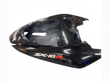Custom 2004-2005 Kawasaki ZX10R Motorcycle Fairings - White Black West Ninja UK