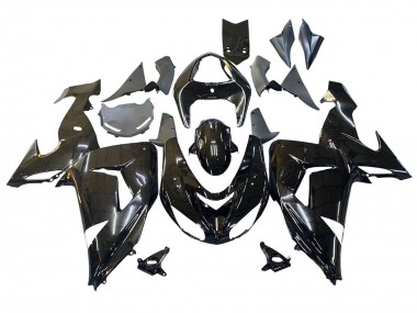 Custom 2006-2007 Kawasaki ZX10R Motorcycle Fairings - Glossy Black UK