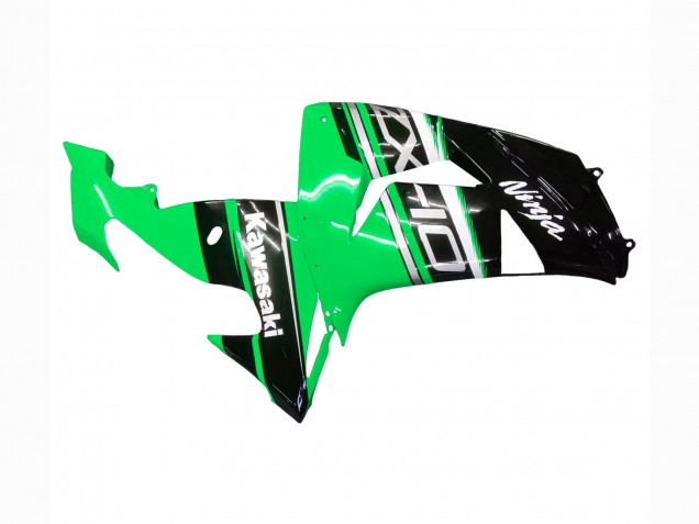 2006-2007 Kawasaki ZX10R Motorcycle Fairing Kits - Green White Black UK