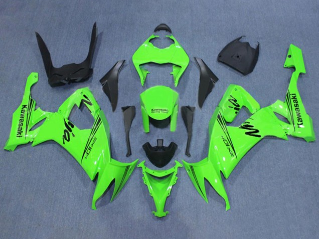 2008-2010 Kawasaki ZX10R Motorcycle Fairing - Green Black UK