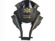 2011-2015 Kawasaki ZX10R Motorcycle Fairings - Matte Black Gold Snow Elf UK