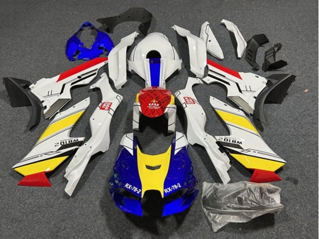 2021-2025 Kawasaki ZX10R Motorcycle Fairings - White Blue Red Yellow UK
