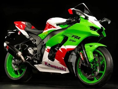 Custom 2021-2025 Kawasaki ZX10R Motorcycle Fairings - White Green Red UK