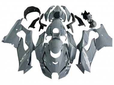 Custom 2021-2025 Kawasaki ZX10R Motorcycle Fairings - Grey UK