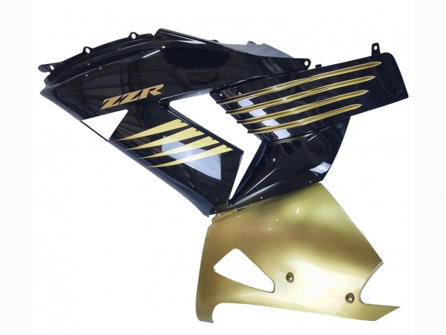 2006-2011 Kawasaki ZX14R ZZR1400 Motorcycle Fairings - Gold Black UK