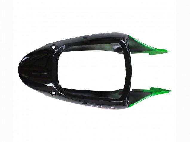 1998-1999 Kawasaki ZX6R Motorcycle Fairings - Green White Glossy Black UK