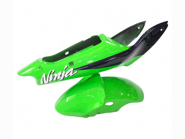 1998-1999 Kawasaki ZX6R Motorcycle Fairings - Green White Dark Blue Silver UK
