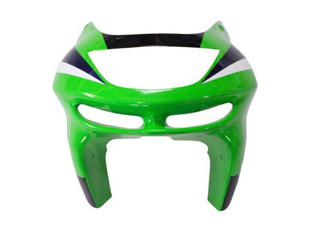 1998-1999 Kawasaki ZX6R Motorcycle Fairings - Green White Dark Blue Silver UK