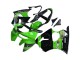 1998-1999 Kawasaki ZX6R Motorcycle Fairings - Green Glossy Black Elf Bridgestone UK