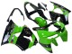 1998-1999 Kawasaki ZX6R Motorcycle Fairings - Green Glossy Black Elf Bridgestone UK
