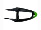 1998-1999 Kawasaki ZX6R Motorcycle Fairings - Green Glossy Black Elf Bridgestone UK