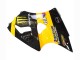 1998-1999 Kawasaki ZX6R Motorcycle Fairings - Yellow Black Monster Elf Bridgestone UK