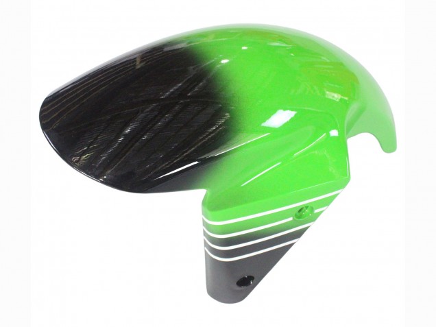 2003-2004 Kawasaki ZX6R Motorcycle Fairings - Green White Black UK