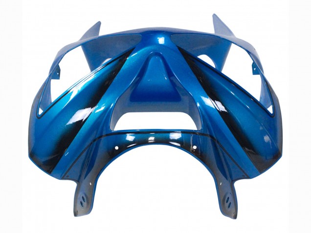 2003-2004 Kawasaki ZX6R Motorcycle Fairings - Blue White Red Shark UK