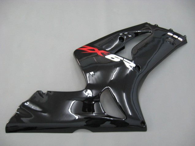 2003-2004 Kawasaki ZX6R Motorcycle Fairings - Glossy Black UK
