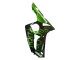 2003-2004 Kawasaki ZX6R Motorcycle Fairings - Glossy Black Green Flame UK