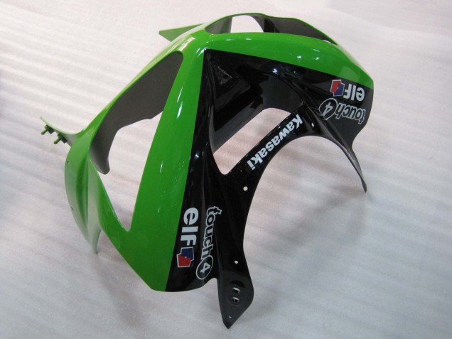 2003-2004 Kawasaki ZX6R Motorcycle Fairings - Green Black Elf Bridgestone UK