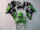 2003-2004 Kawasaki ZX6R Motorcycle Fairings - Green Black Elf Bridgestone UK