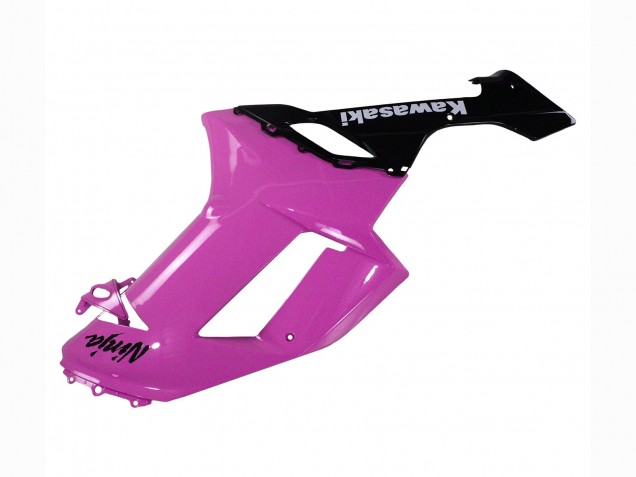 2007-2008 Kawasaki ZX6R Motorcycle Fairings - Black Pink Ninja UK