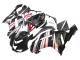 2007-2008 Kawasaki ZX6R Motorcycle Fairings - Black Silver Red Ninja UK