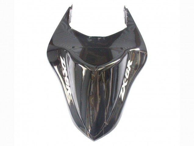 2007-2008 Kawasaki ZX6R Motorcycle Fairings - Black Silver Red Ninja UK