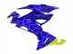 2019-2022 Kawasaki ZX6R Motorcycle Fairings - Blue Yellow UK