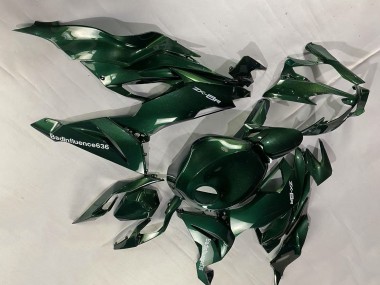 Custom 2019-2022 Kawasaki ZX6R Motorcycle Fairings - Dark Green UK