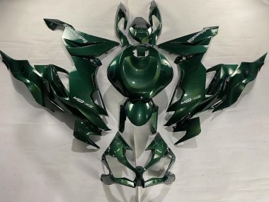 Custom 2019-2022 Kawasaki ZX6R Motorcycle Fairings - Dark Green UK