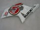2000-2002 Suzuki GSXR1000 Motorcycle Fairings - White Red Lucky Strike UK