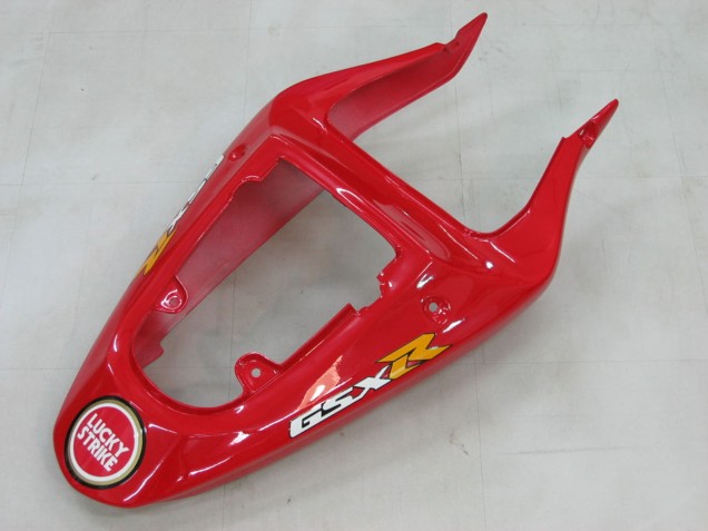 2000-2002 Suzuki GSXR1000 Motorcycle Fairings - White Red Lucky Strike UK