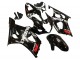 2003-2004 Suzuki GSXR 1000 Motorcycle Fairings - Glossy Black White Red Decals UK