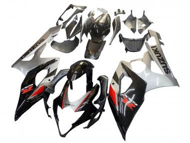 Custom 2005-2006 Suzuki GSXR 1000 Motorcycle Fairing - Black Grey Red UK