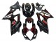 2007-2008 Suzuki GSXR 1000 Motorcycle Fairings - Black Red Flame UK