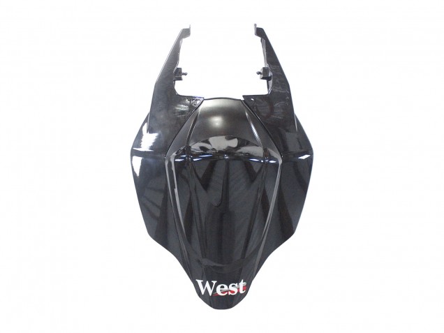 2007-2008 Suzuki GSXR 1000 Motorcycle Fairings - Glossy Black White West UK