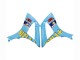 2007-2008 Suzuki GSXR 1000 Motorcycle Fairings - Light Blue Yellow Black Motul Rizla UK