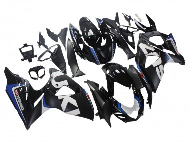 Custom 2009-2016 Suzuki GSXR 1000 Motorcycle Fairings - Matte Black White Blue UK