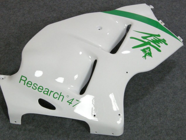 1996-2007 Suzuki GSXR 1300 Hayabusa Motorcycle Fairings - White Green UK