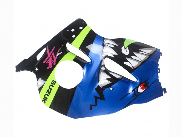1996-2007 Suzuki GSXR 1300 Hayabusa Motorcycle Fairings - Blue Green Shark 46 UK