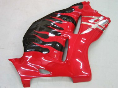 Custom 1996-2007 Suzuki GSXR 1300 Hayabusa Motorcycle Fairings - Red Black UK