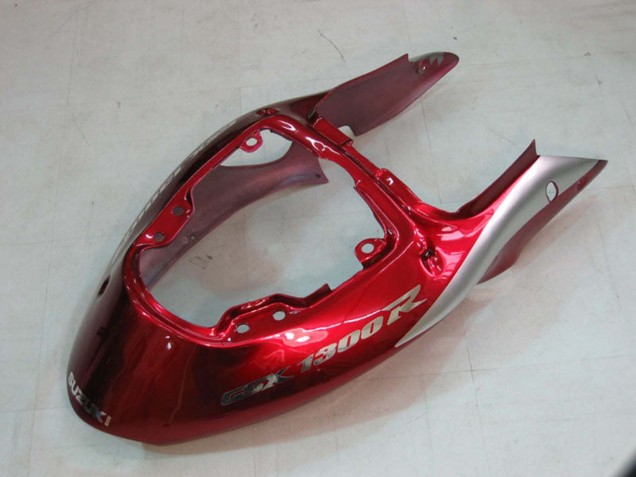1996-2007 Suzuki GSXR 1300 Hayabusa Motorcycle Fairings - Silver Red Hayabusa UK
