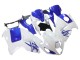 1996-2007 Suzuki GSXR 1300 Hayabusa Motorcycle Fairings - White Blue Hayabusa UK
